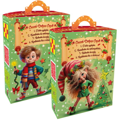 Солодкий новорічний подарунок №20/1, Вам дарунок, 600гр. (3-2406)